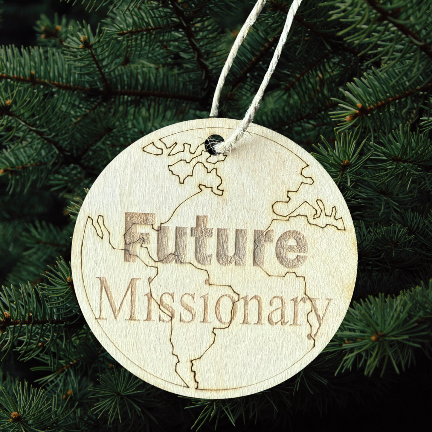 Future Missionary Ornament | Globe