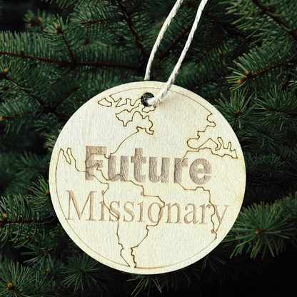 Future Missionary Ornament | Globe