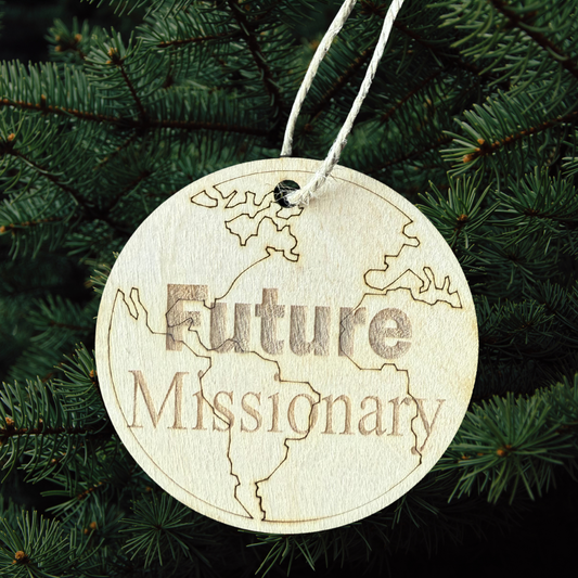 Future Missionary Ornament | Globe