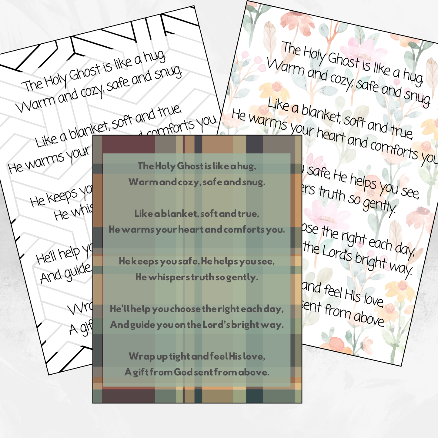 The Holy Ghost is Like a Blanket – Printable