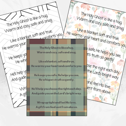 The Holy Ghost is Like a Blanket – Printable