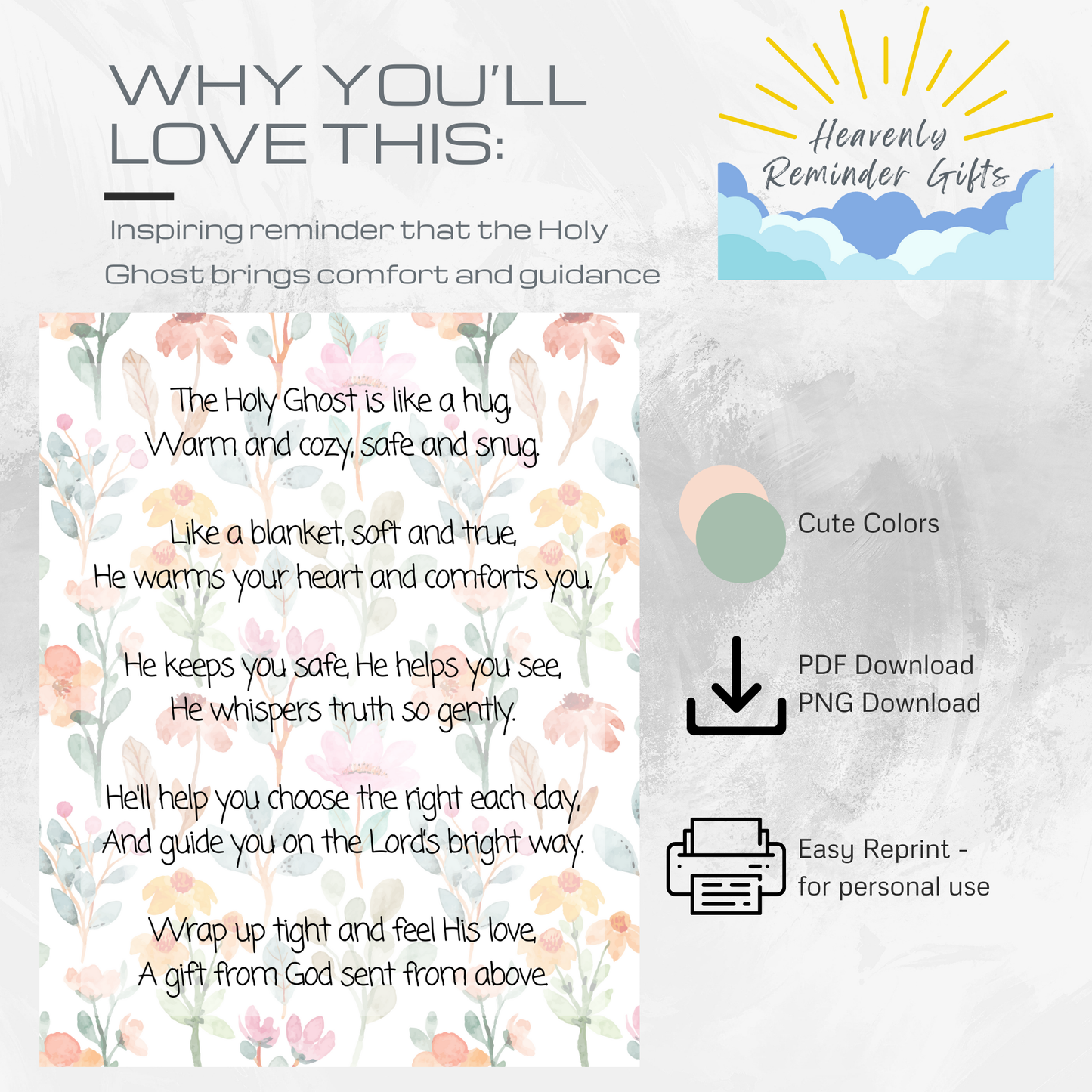 The Holy Ghost is Like a Blanket – Printable