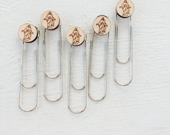 Religious Bookmark | Jesus Christ Theme Jumbo Paperclip
