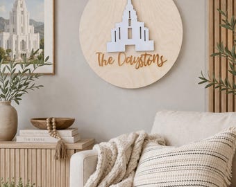 LDS Wedding Plaque Temple Wall Art