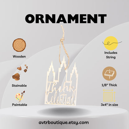 Think Celestial Bulk LDS Ornaments
