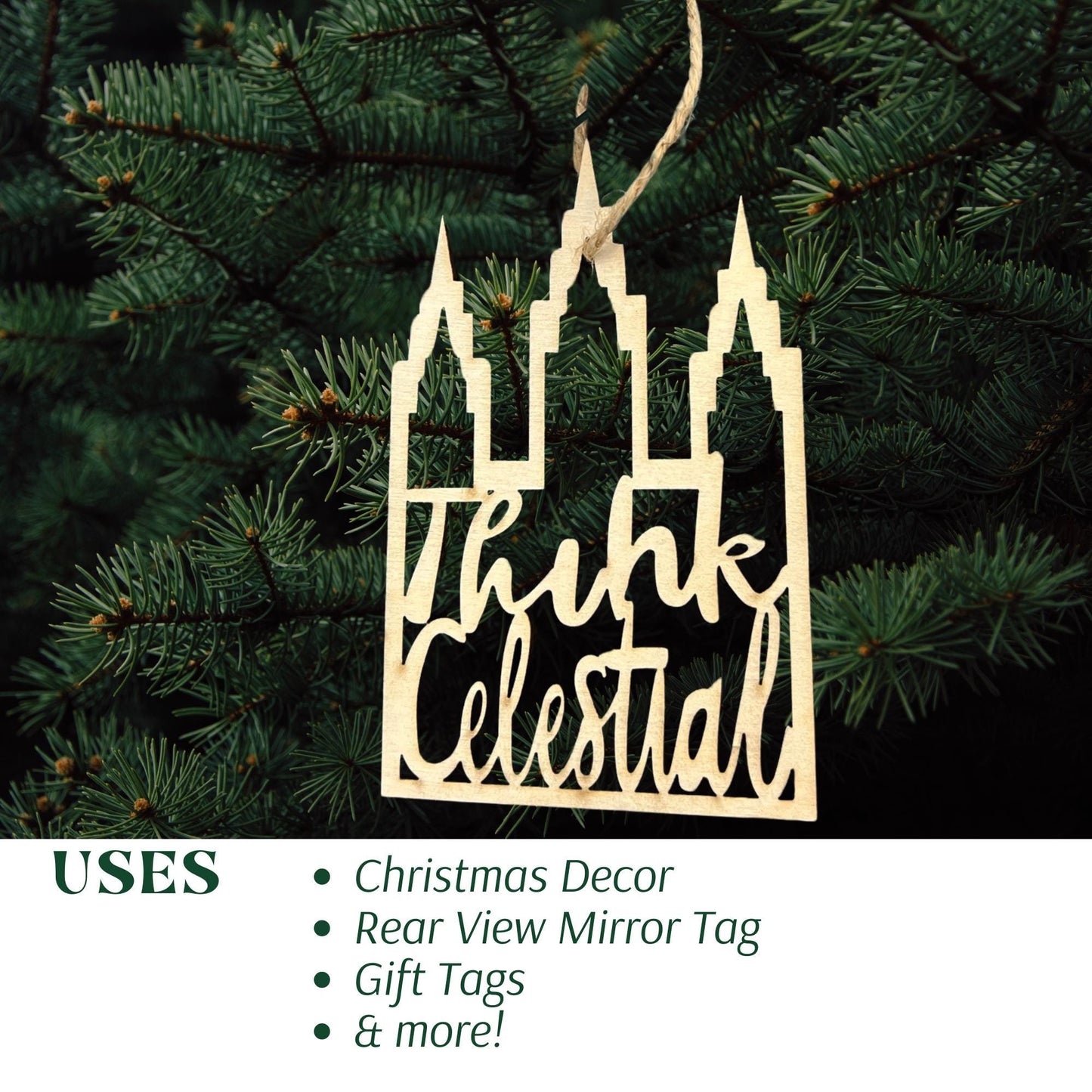Think Celestial Bulk LDS Ornaments