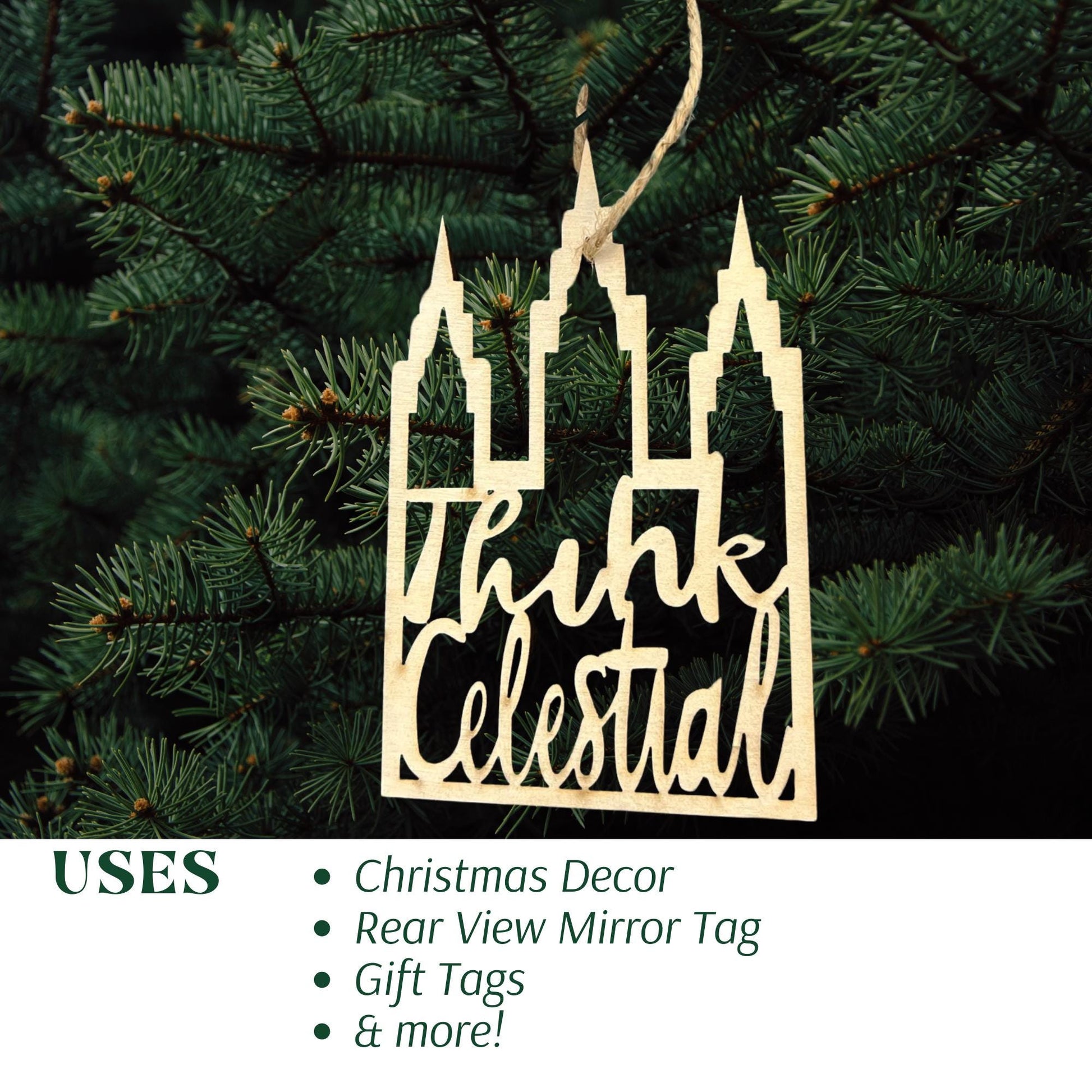 Think Celestial Bulk LDS Ornaments