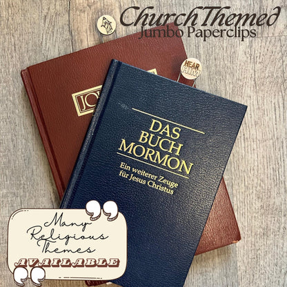 Religious Bookmark | Jesus Christ Theme Jumbo Paperclip