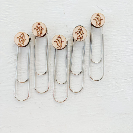 Religious Bookmark | Jesus Christ Theme Jumbo Paperclip