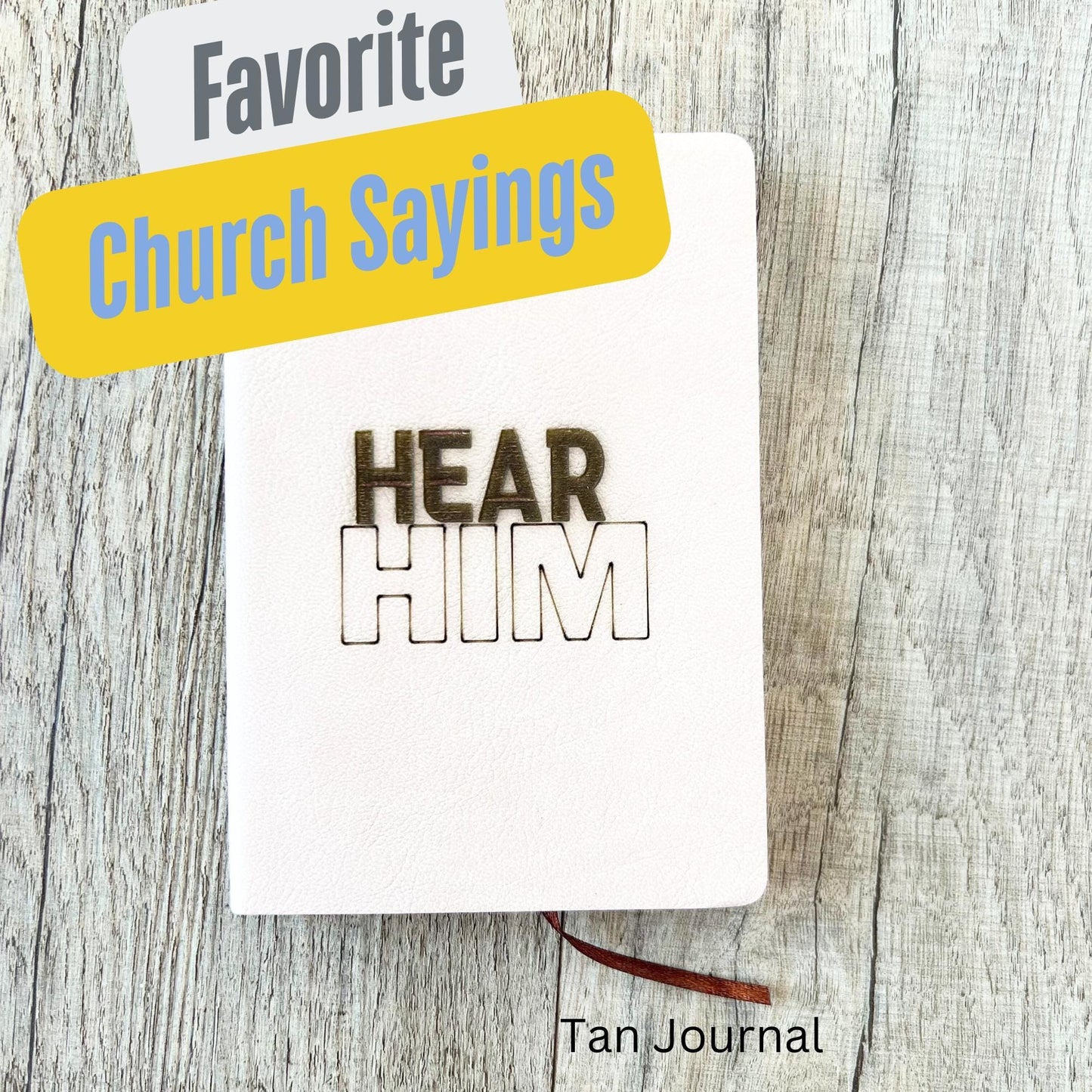 Christian Engraved Leather Journal