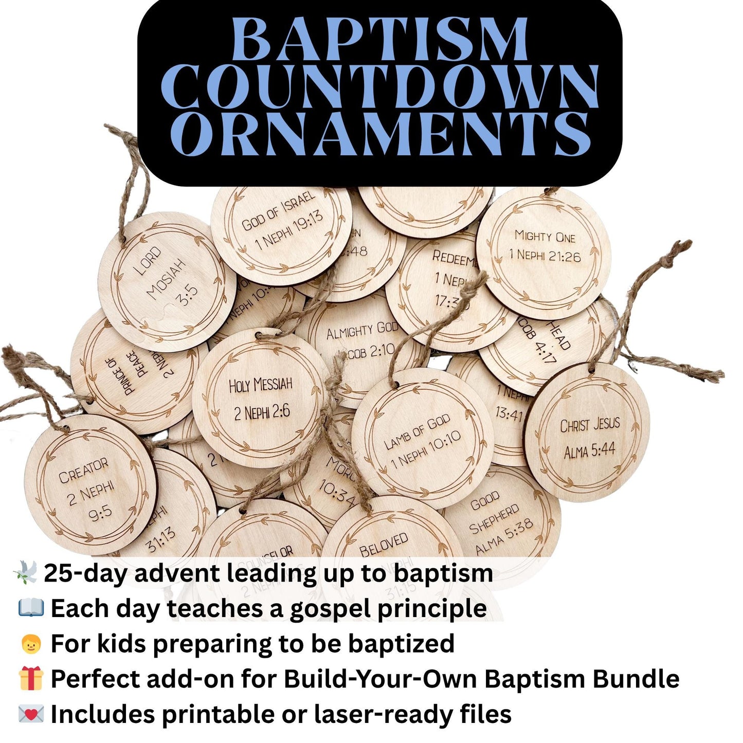 LDS Baptism Bundle