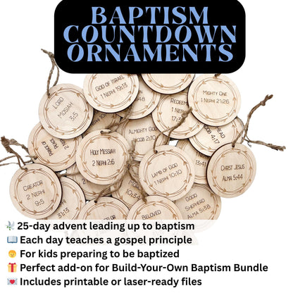 LDS Baptism Bundle