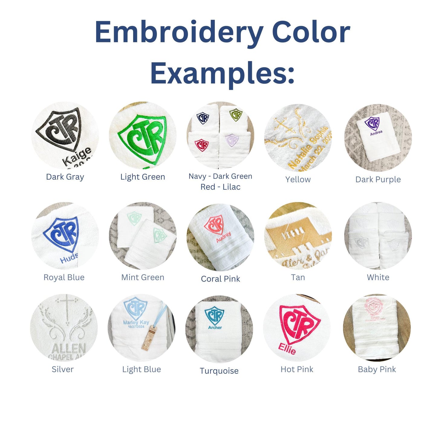 Cross Catholic Baptism Towel: Personalized