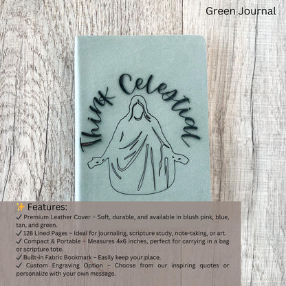 Christian Engraved Leather Journal