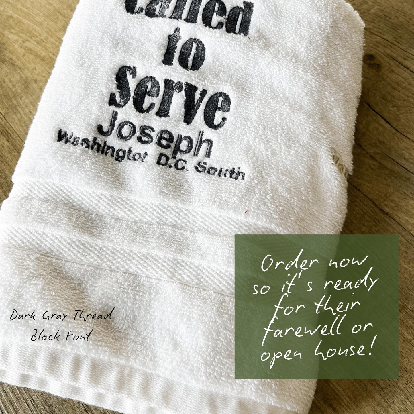 LDS Missionary Gift Towel