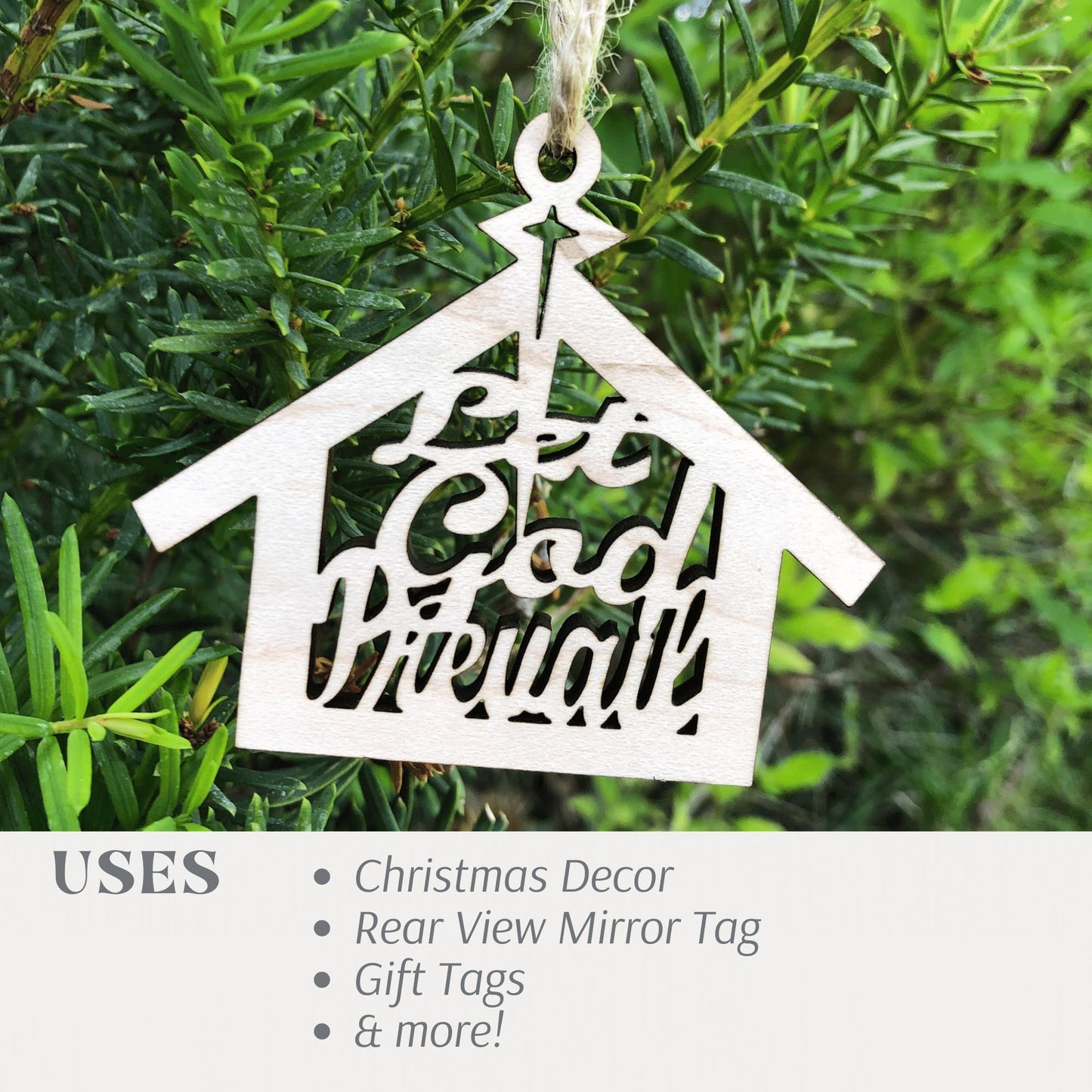 Let God Prevail Ornament