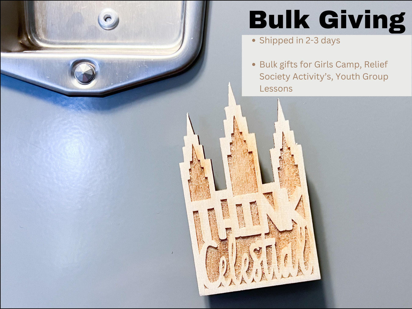 Think Celestial Magnet: LDS Youth Gift, Russell M. Nelson Quote