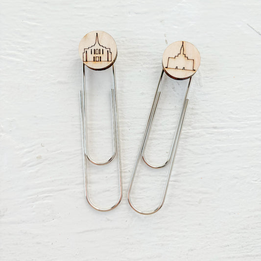 LDS Temple Paperclip Bookmark