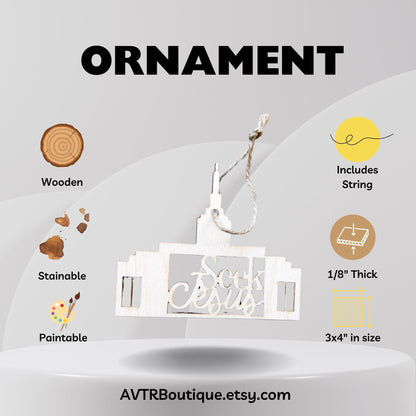 Seek Jesus Ornament: Seek Christ Optional