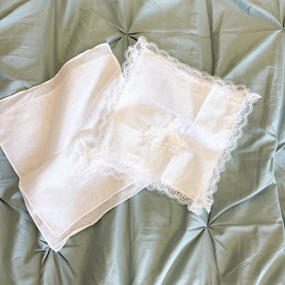 LDS Temple Embroidered Hanky