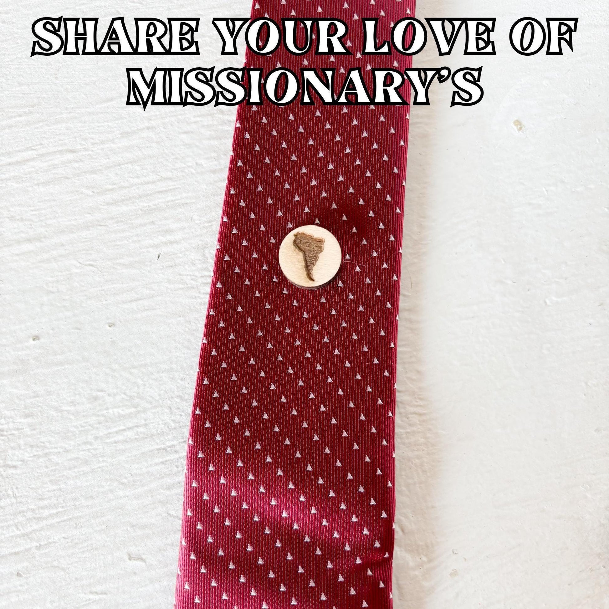 Missionary Theme Christus Tie Tack