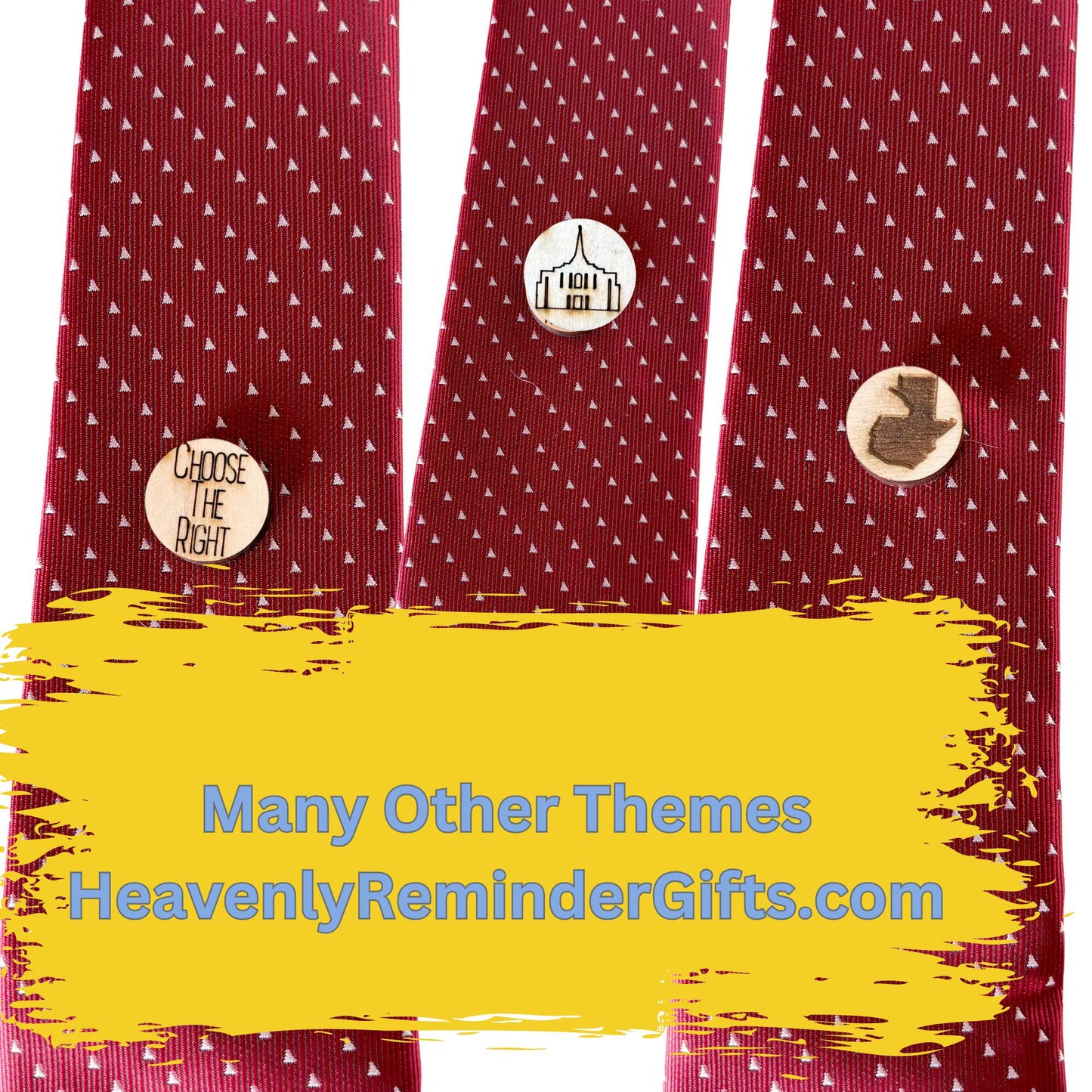 Missionary Theme Christus Tie Tack