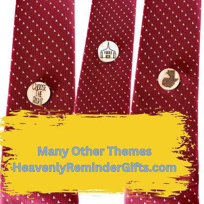 Missionary Theme Christus Tie Tack