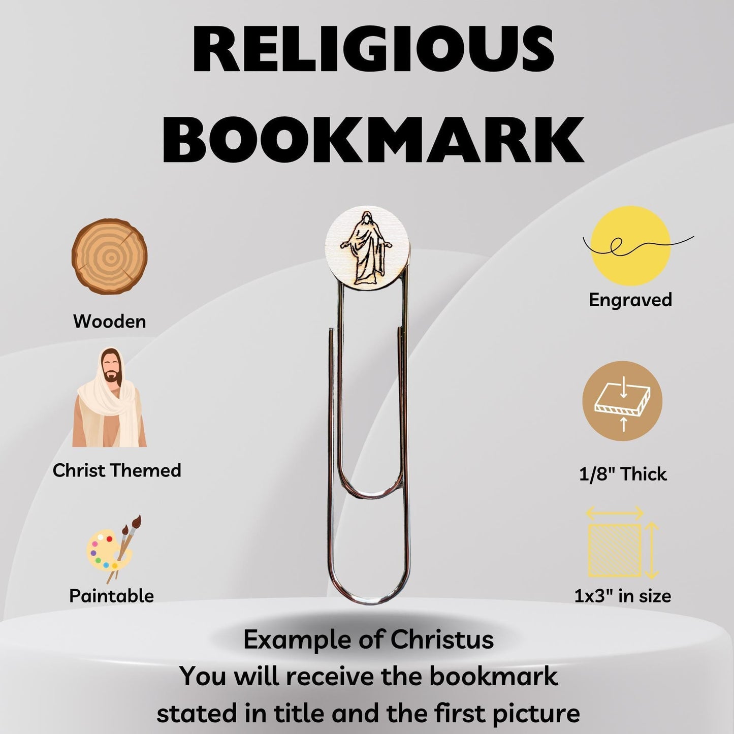 LDS Temple Paperclip Bookmark