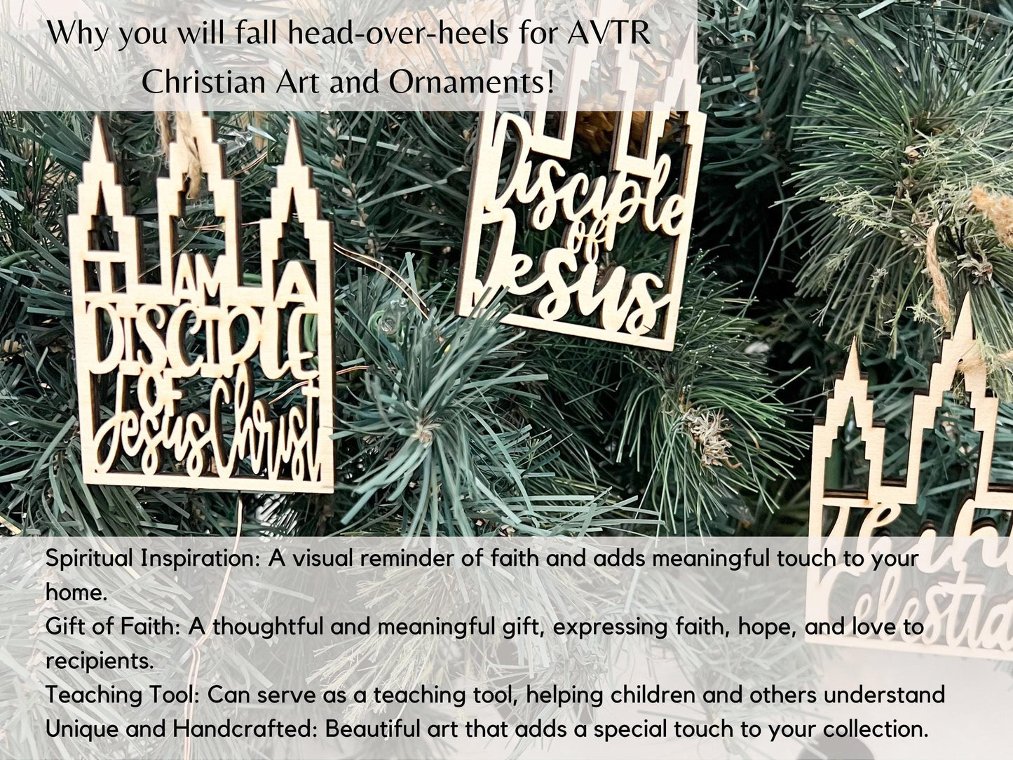 Disciple of Jesus Christ Temple Ornament