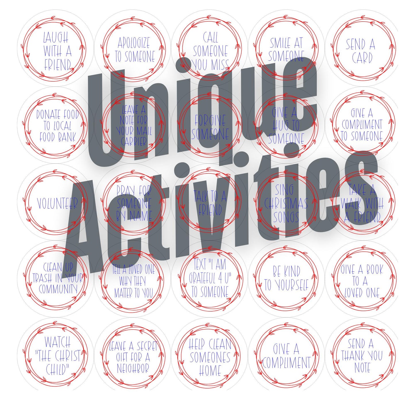 Light the World Service Coins Set: 25 Pieces