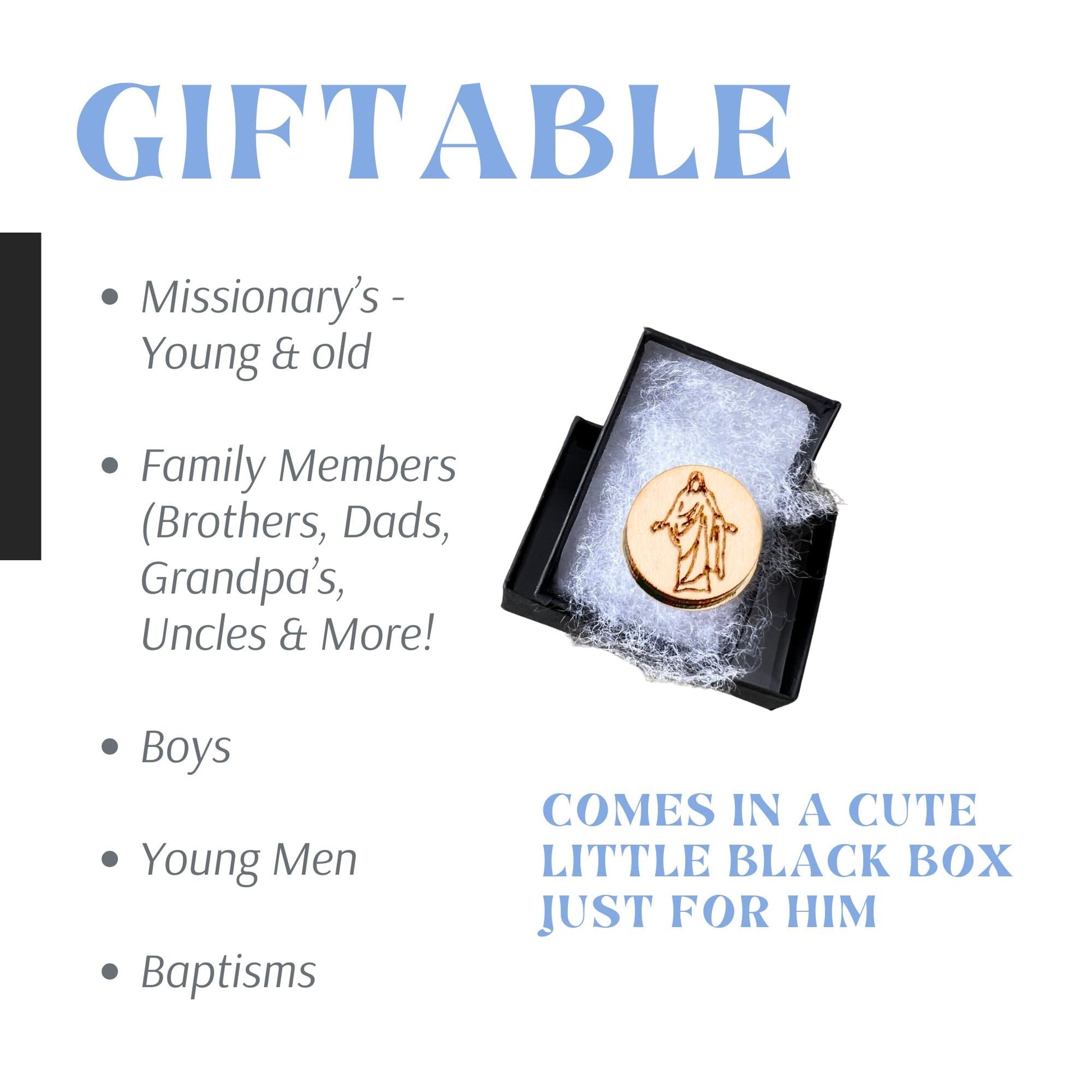 Church Lapel Pin | Customize Your Design LDS Jewelry Men Tie Pin