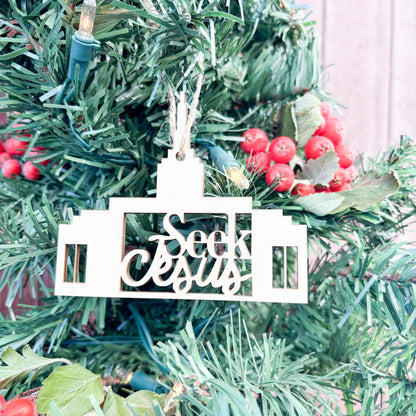 Seek Jesus Ornament: Seek Christ Optional