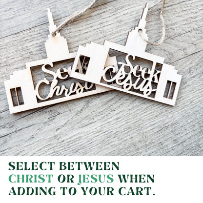 Seek Jesus Ornament: Seek Christ Optional