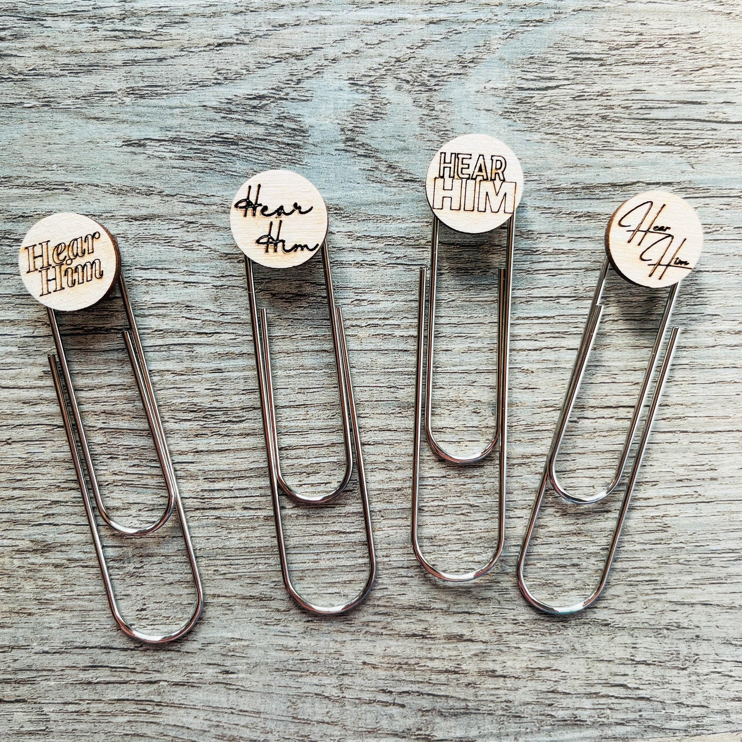 Hear Him Paperclip Bookmark