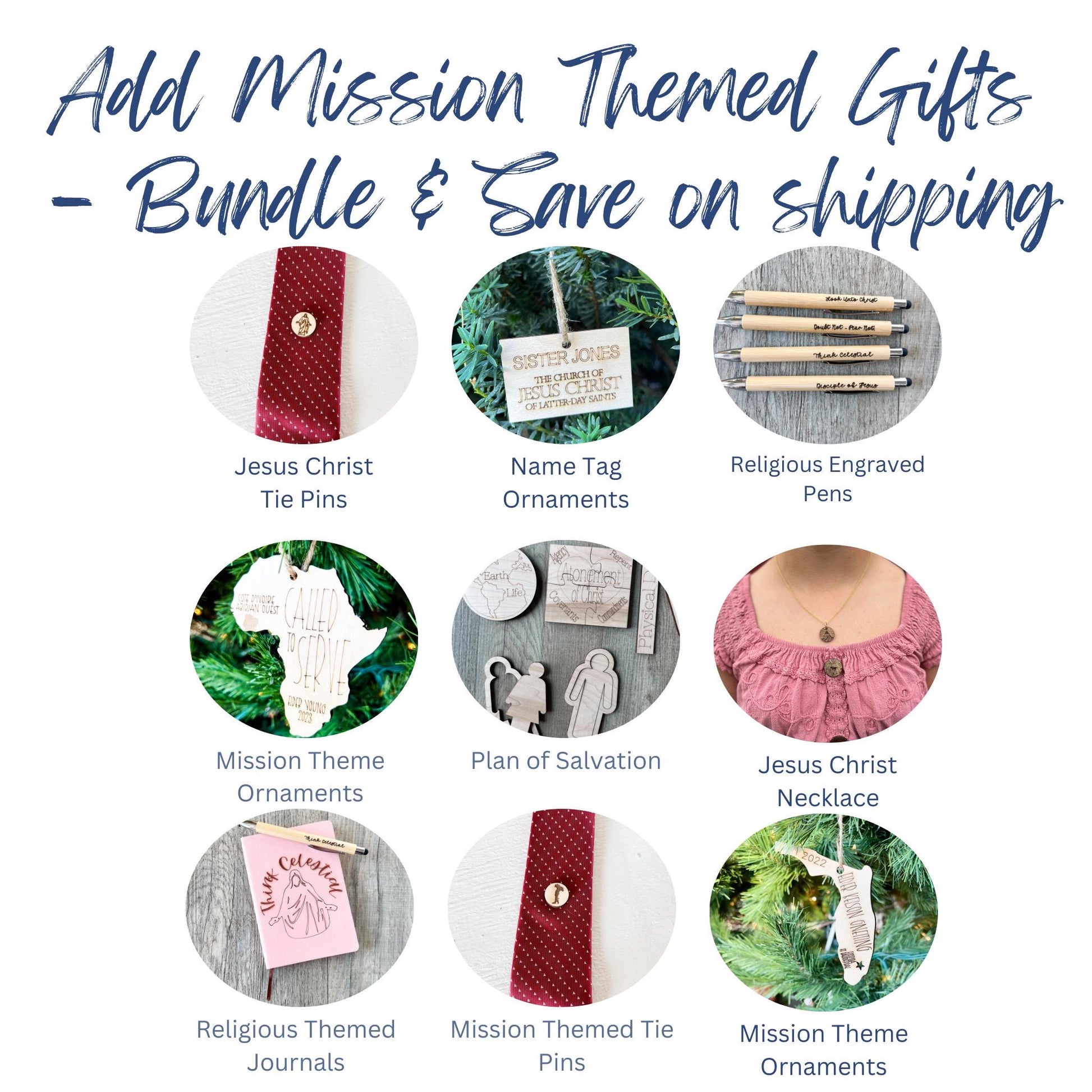 Missionary Theme Christus Tie Tack