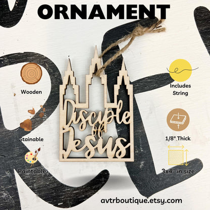 Disciple of Jesus Christ Temple Ornament