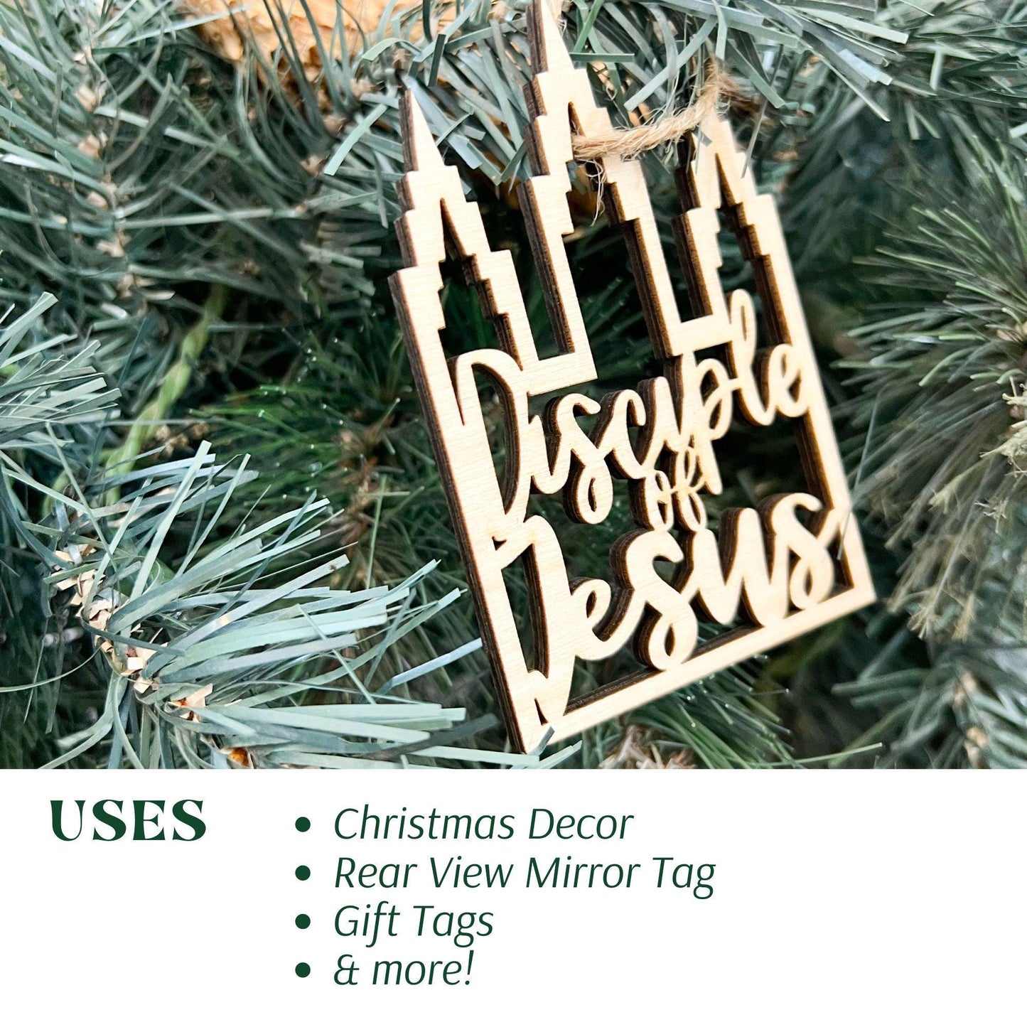 Disciple of Jesus Christ Temple Ornament