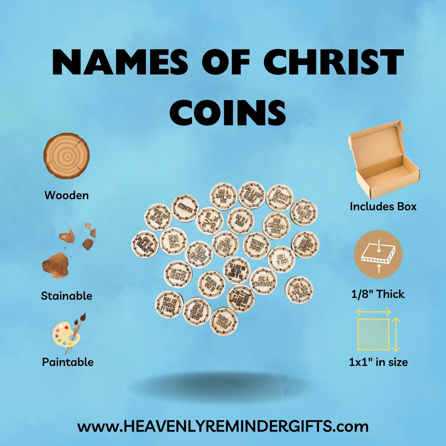 Light the World Service Coins Set: 25 Pieces