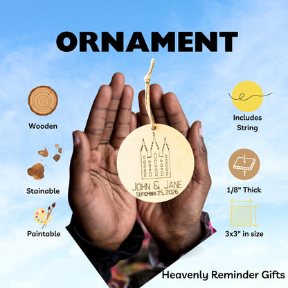Personalized Temple Ornament