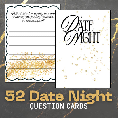 52 Date Night Printable Cards