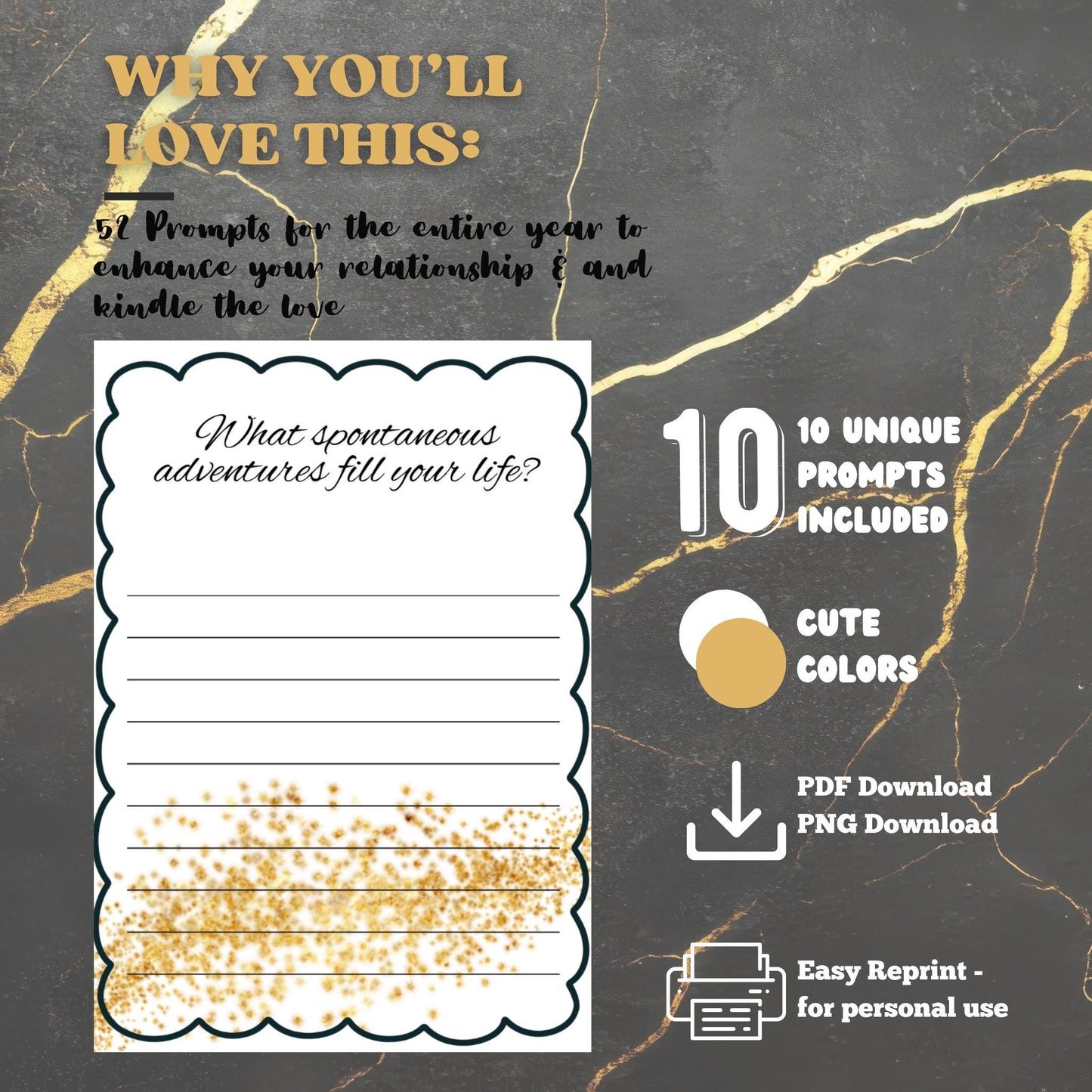 52 Date Night Printable Cards