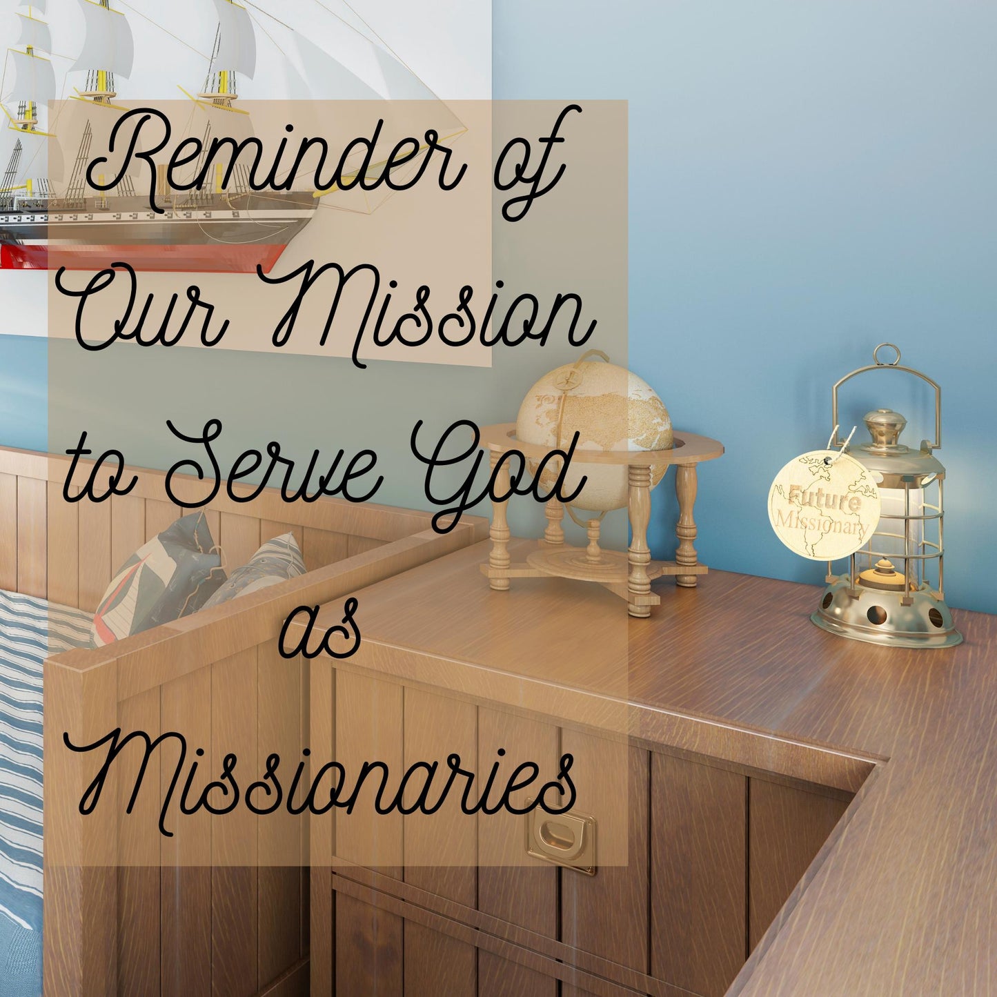 Future Missionary Christmas Ornament