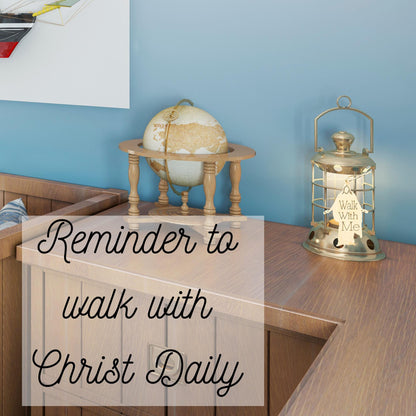 Walk with Me Jesus Christ Ornament