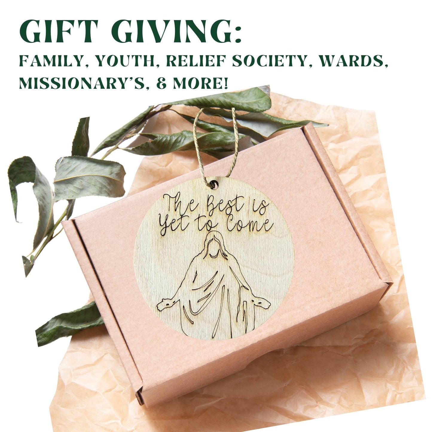 The Best Is Yet to Come Ornament: Jesus Christ Round