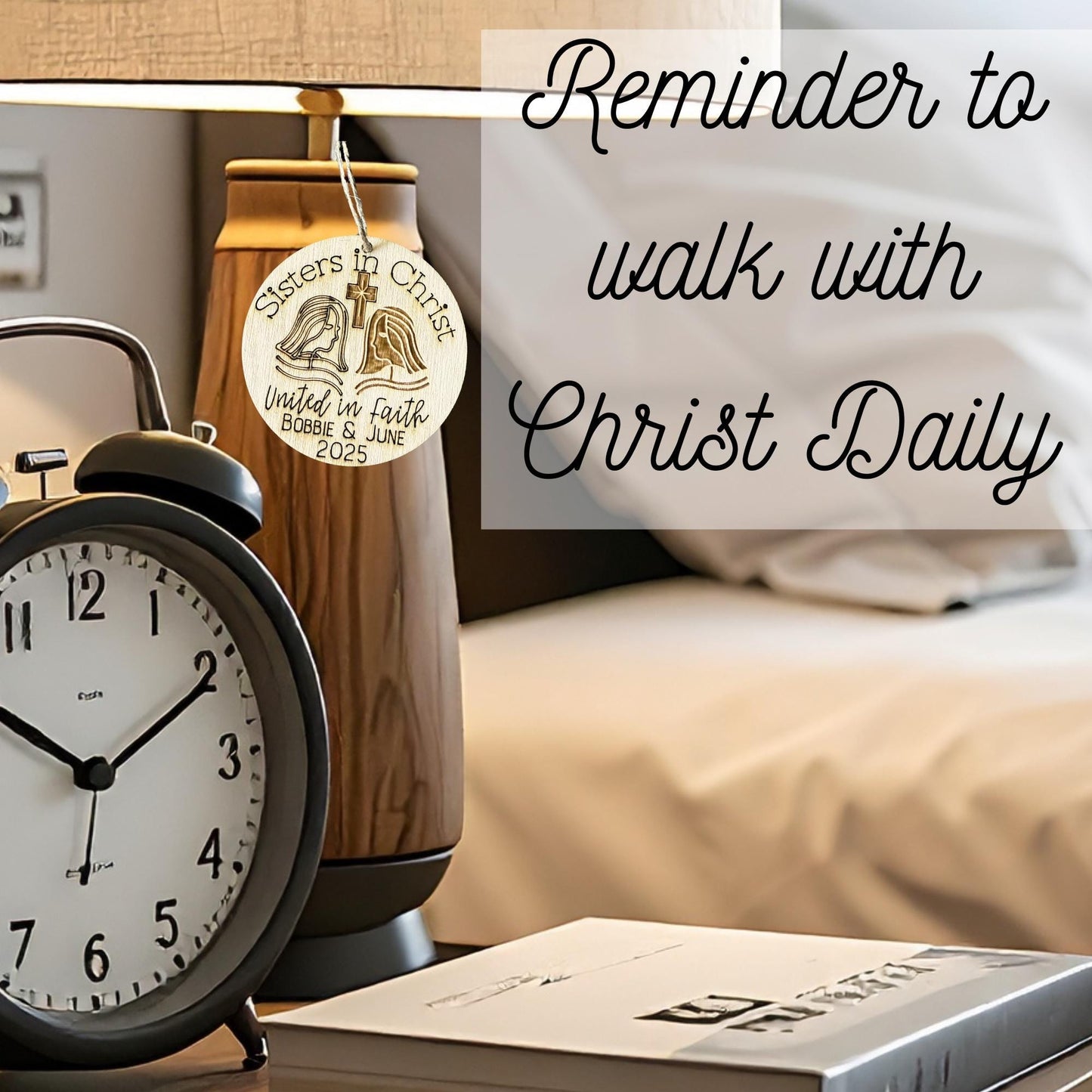 Sisters in Christ Ornament: Personalized