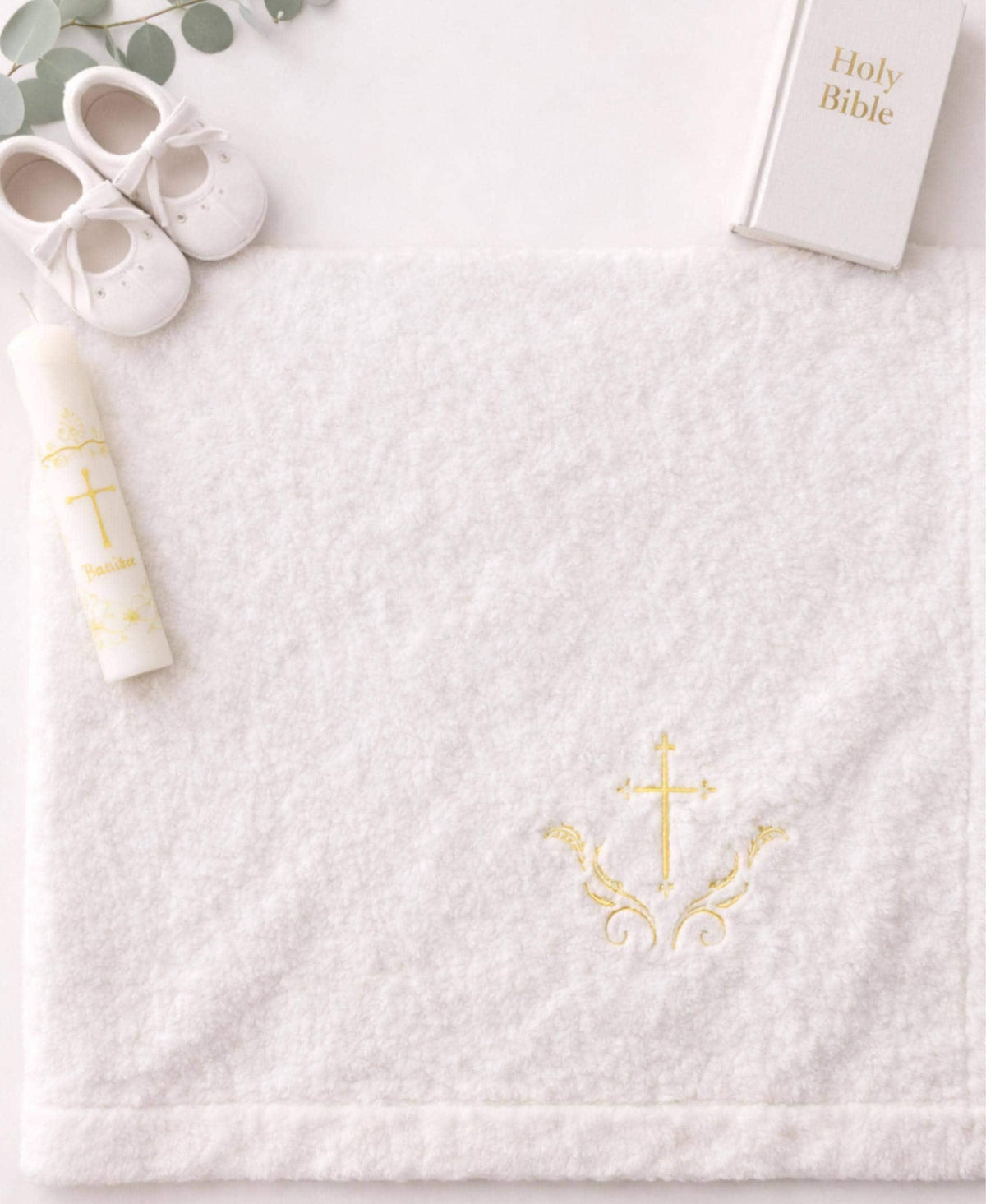 Baby Baptism Blanket | Personalized Baptismal Gift for Boys & Girls