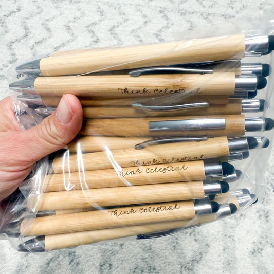 Engraved Bamboo Scripture Pen, LDS Missionary Gift, Elder Sister Fa...