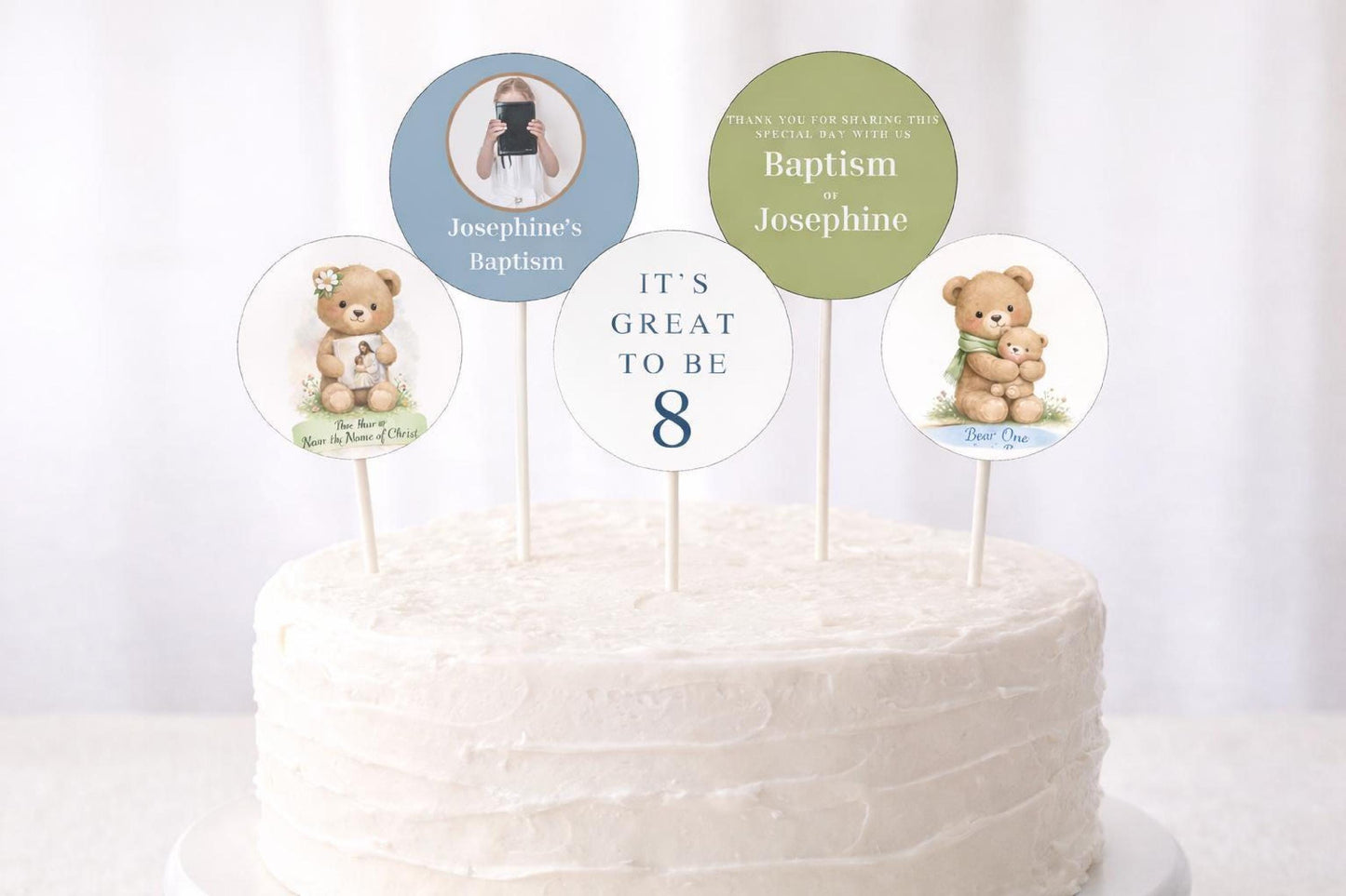 3 Bears of Baptism Party Pack