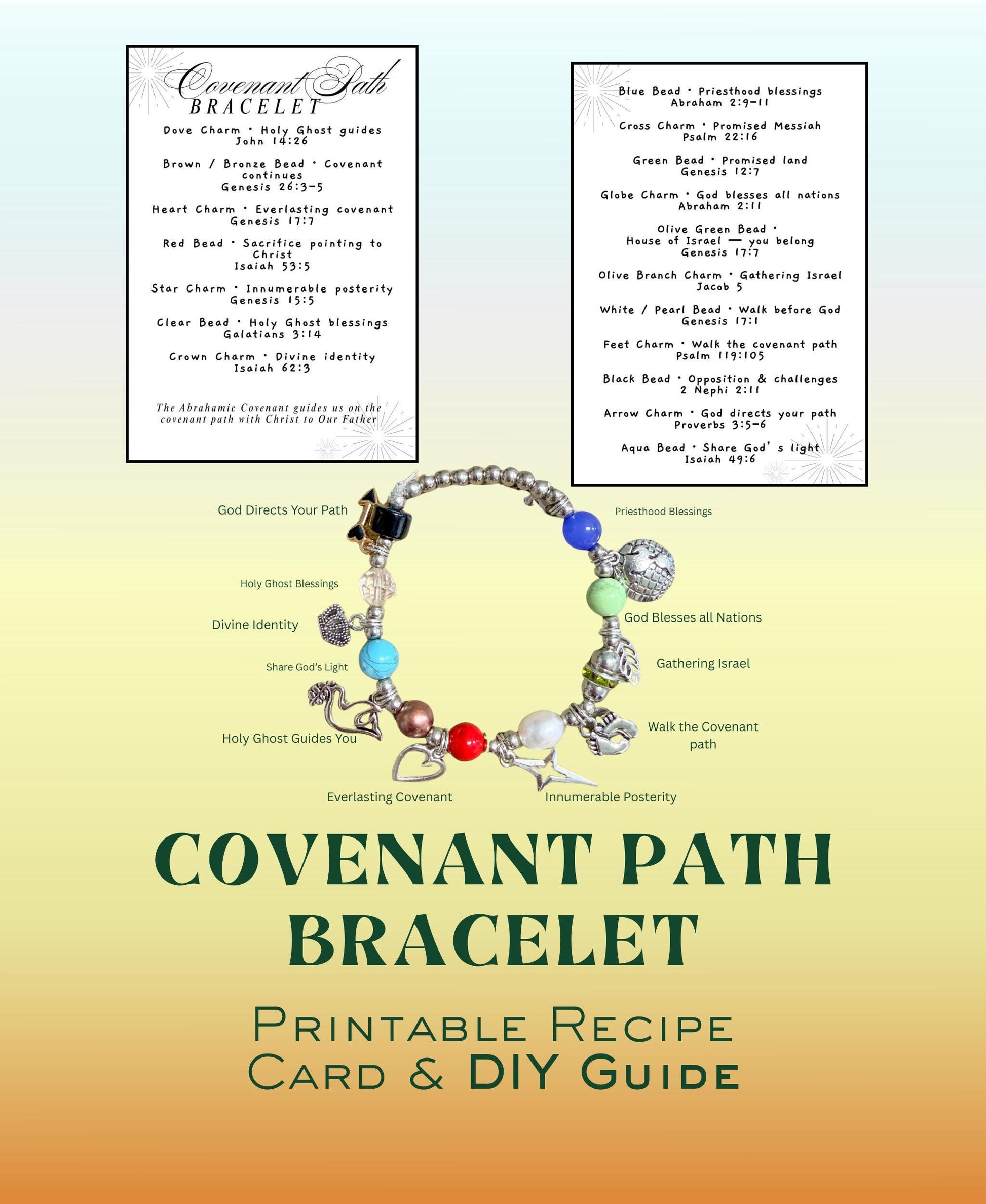 Covenant Path Bracelet Printable