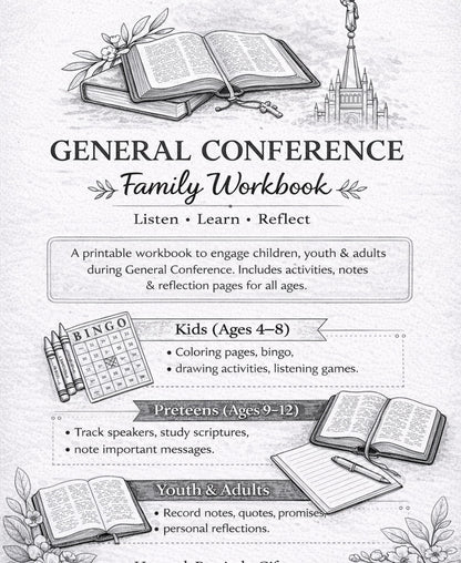 LDS General Conference Study Journal